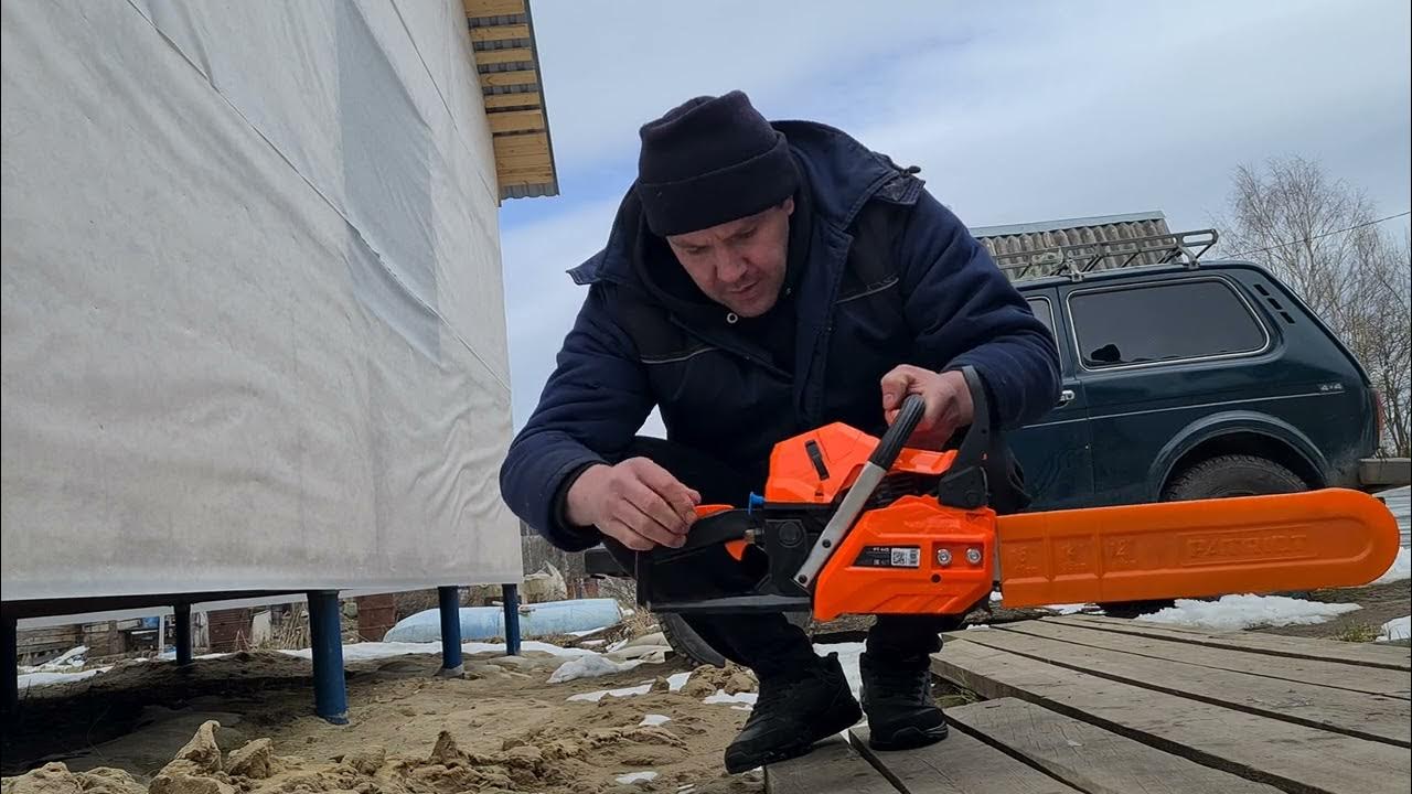 Самая дешевая бензопила PATRIOT - YouTube
