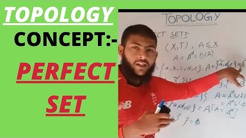 Perfect Set  // Topology @MBMATHEMATICS