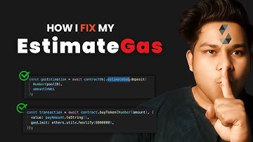 How I Fixed My Smart Contract EstimateGas Error in Production
