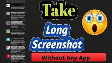 Capture long Screenshots in Samsung Mobiles Without Using App | Scroll Screenshots | Long Screenshot