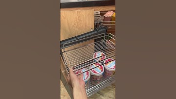 Kệ góc liên hoàn - Giải pháp tối ưu góc bếp dành cho tủ bếp chữ L