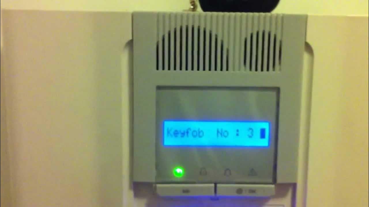 How to delete and program a Visonic Complete Intruder Alarm Fob YouTube