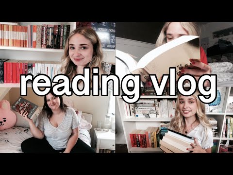 reading for 24 hours with my friends ✨ reading vlog thumbnail