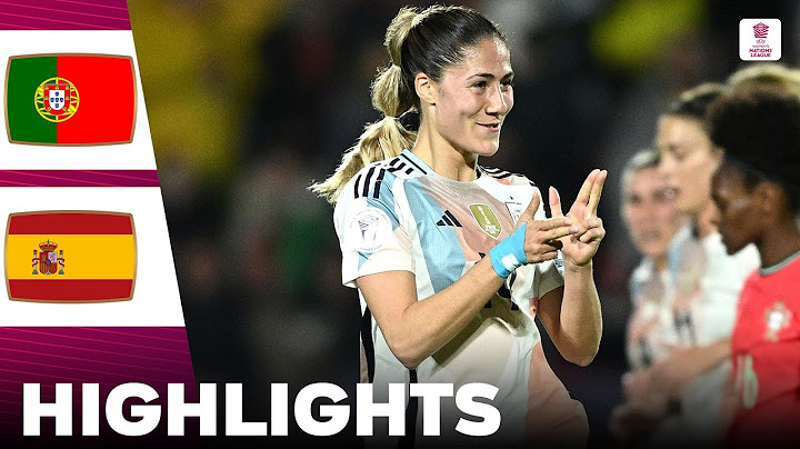 Portugal vs Spain | Highlights | UEFA Women's Nations League 04-04-2025