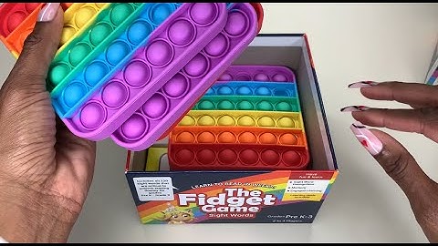 The Fidget Game Sight Word Learning Game | FULL DEMO & REVIEW