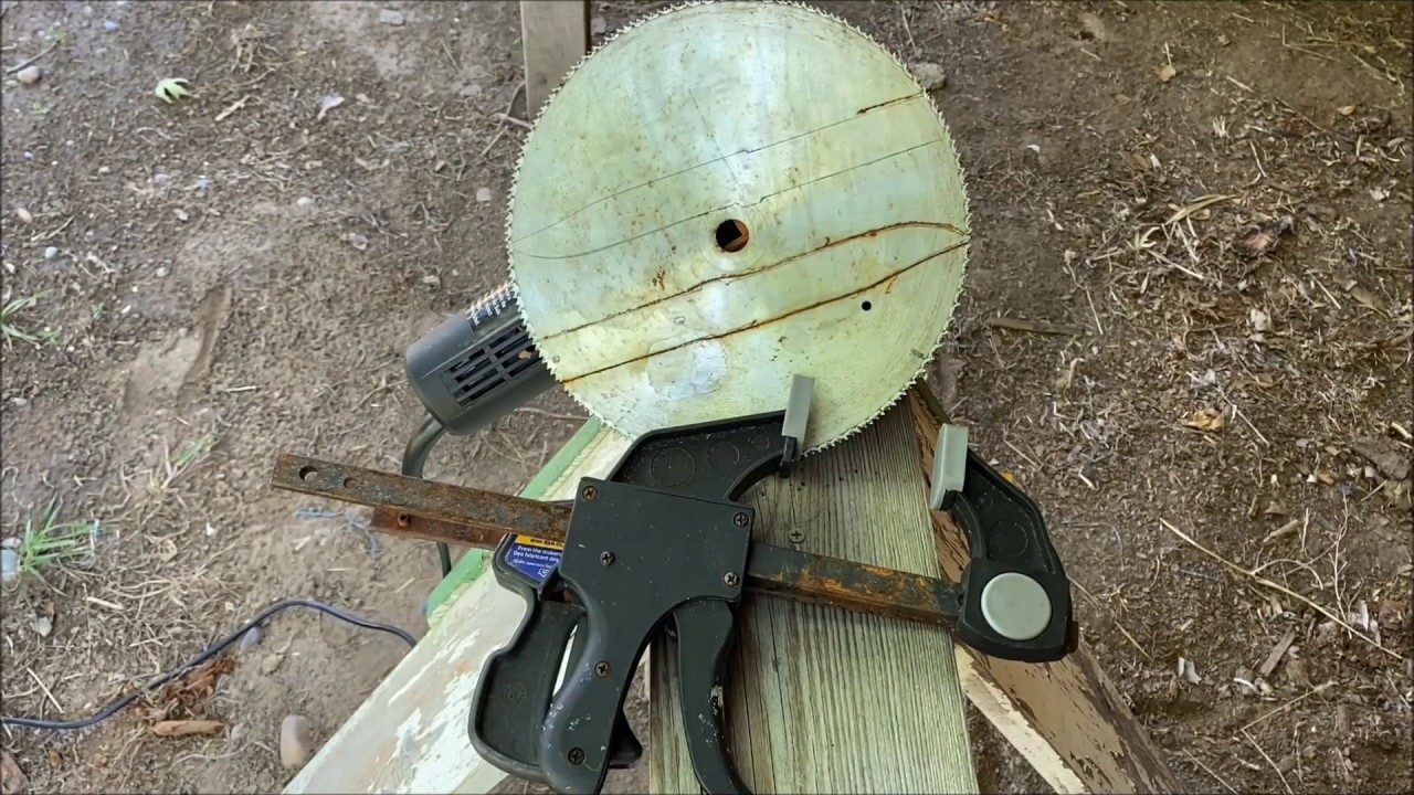 Make a Knife Template From a Saw Blade YouTube