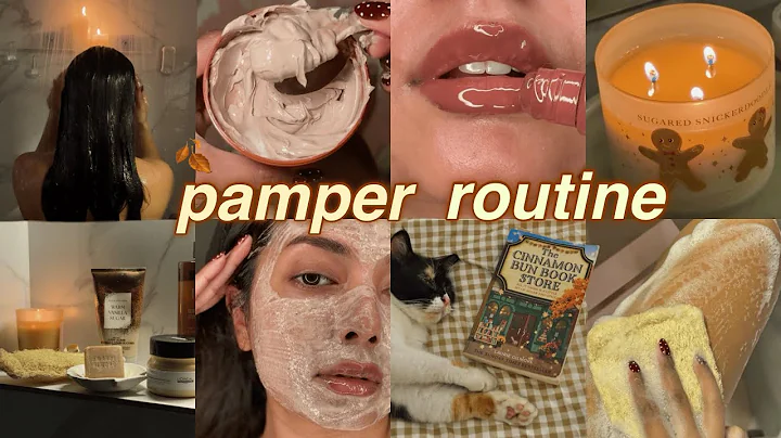 pamper routine 🍂🤎 *scalp care, body care, skincare, shower routine* fall coded✨