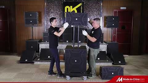 CVR audio powered line array W-3P/W-21P #shorts