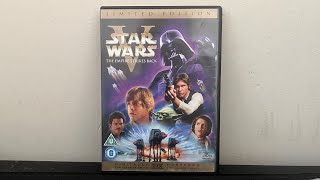 Star Wars V The Empire Strikes Back Limited Edition Uk Dvd Unboxing