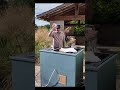 Build your own mobile Outdoor Kitchen Cart for Small Spaces #woodworking #gardenbuilding #diy