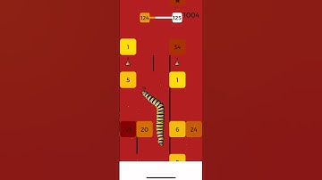 Snake vs block in red background #automobile #snakevsblock #games
