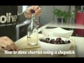 How to: stone cherries using a chopstick