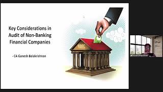 Webinar on “Key Considerations in Audit of NBFCs” - 09022023