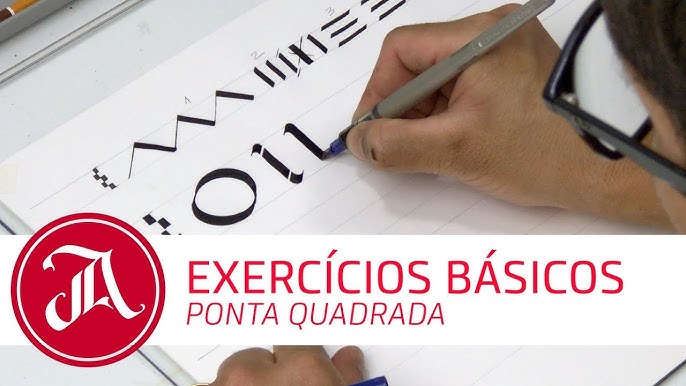 Lettering sem complicação - Aula 1/4 (NOVA) - Curso grátis de