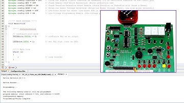 Midrange PIC C programming lesson 1 -  Light an LED