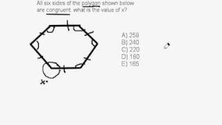 ACT Practice Math Question - Geometry and Polygons