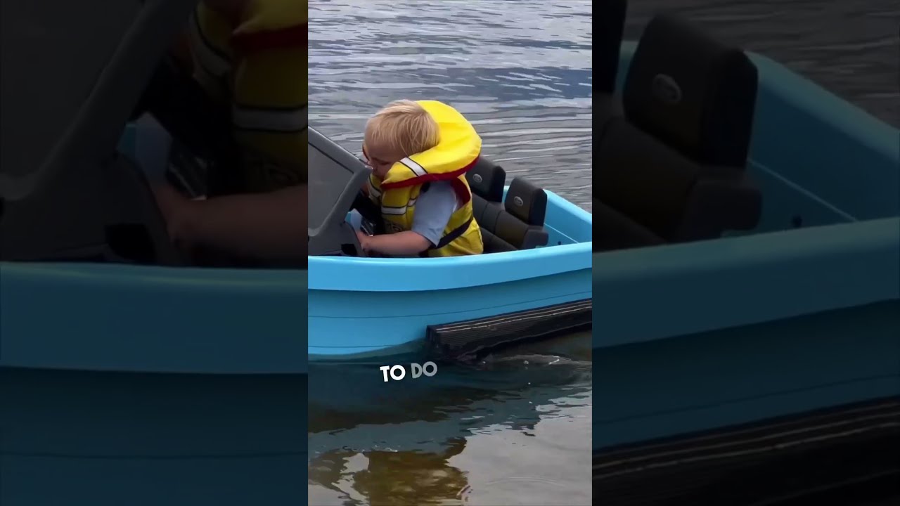 Little Boy Takes The Boat Out By Himself LiamsLifeYouTube