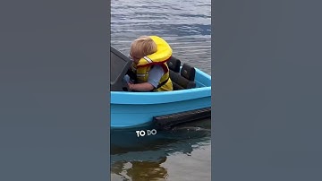 Thumbnail of Little boy takes the boat out by himself 😂👏 @LiamsLifeYouTube
