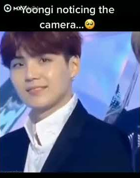 Suga and jin reaction when camera landed on them