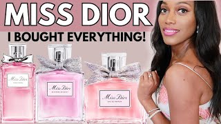 THE ULTIMATE MISS DIOR PERFUME COLLECTION | I BOUGHT EVERY MISS DIOR SO THAT YOU DON&#39;T HAVE TO! 🎀