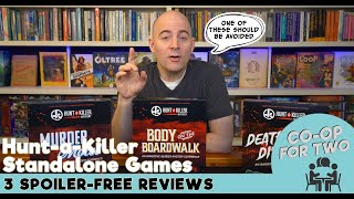 Hunt-a-killer: A critical spoiler-free review of 3 new small box games (4k)