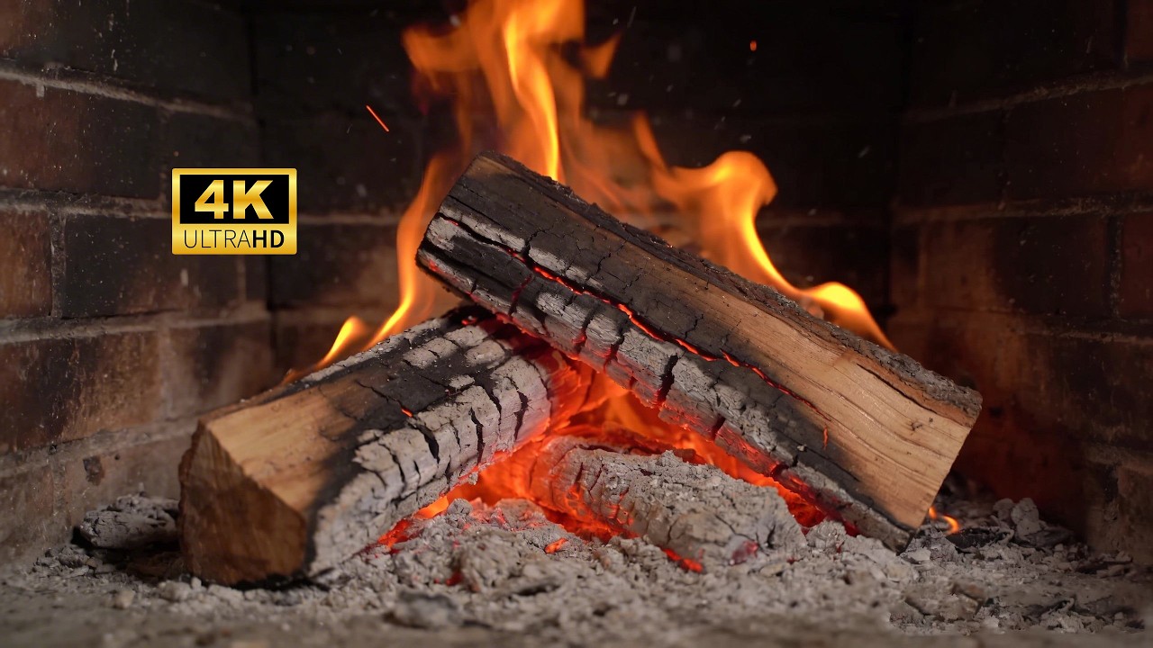 This cozy jazz fireplace ambience for deep sleep and calm 🔥