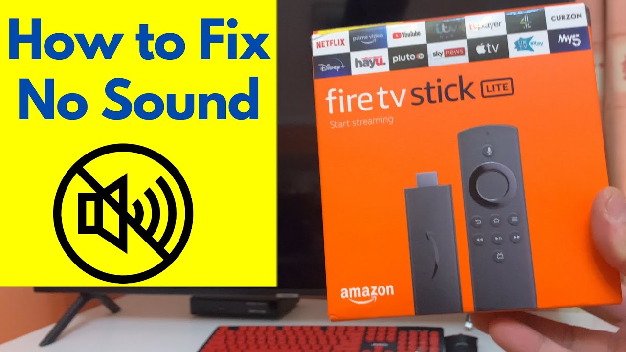 Fire TV - Suddenly no sound - Fire Stick Tv No Sound Fix- How to Fix No  Sound on Fire Stick TV - YouTube