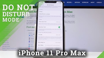 How to Mute Sounds in iPhone 11 Pro Max - Enable Do Not Disturb Mode / Set Up DND