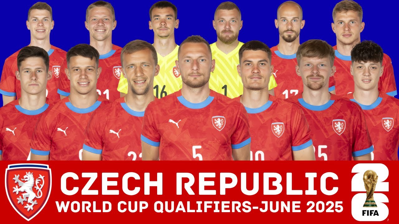 CZECH REPUBLIC SQUAD FOR JUNE 2025 FIFA WORLD CUP QUALIFIERS JUNE czech-republic-squad-for-june-2025-fifa-world-cup-qualifiers-june