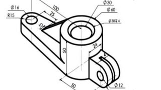 رسم الايزومترك 7& engineering drawing4& رسم اعدادي هندسة 7