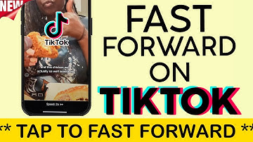 How to Fast Forward Tiktok Video Using Your Finger | NEW TIKTOK UPDATE JULY (2023)