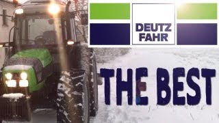 AWESOME!!! DEUTZ-FAHR TRACTORS working on snow!