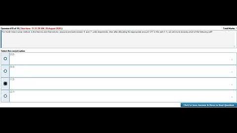Quiz MTH601 Operations research 2020