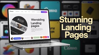Landing Page Canva: How To Create A Landing Page With Canva Free | Landing Page Tutorial