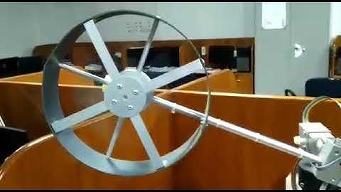 The experimental trajectory tracking of the TRMS model with step input signal.