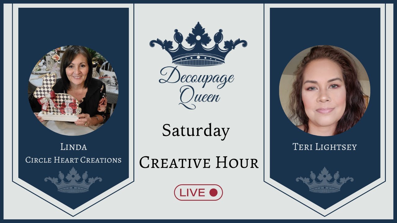 Join Linda of Circle Heart Creations and Teri Lightsey this Saturday, January 17th at 3PM EST