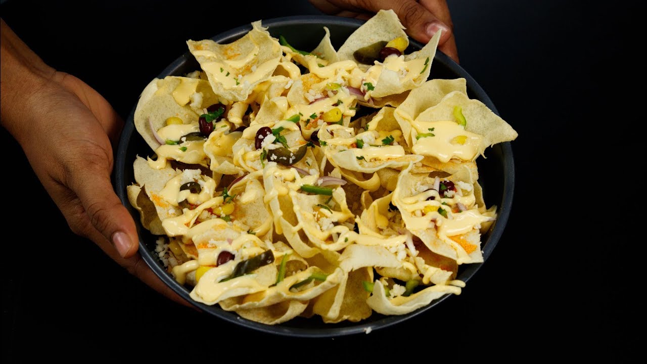 Nachos Recipe - Indian Style using Papads CookingShooking | Yaman Agarwal