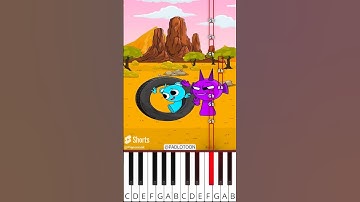 🤣 He Just Wanted to Have Fun… But Got CRUSHED! 💀 #sprunki (@PADLOTOON) - Octave Piano Tutorial