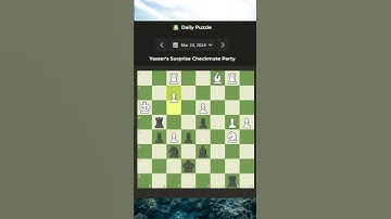Chess.com Daily Puzzle 24 March 2024 #shorts
