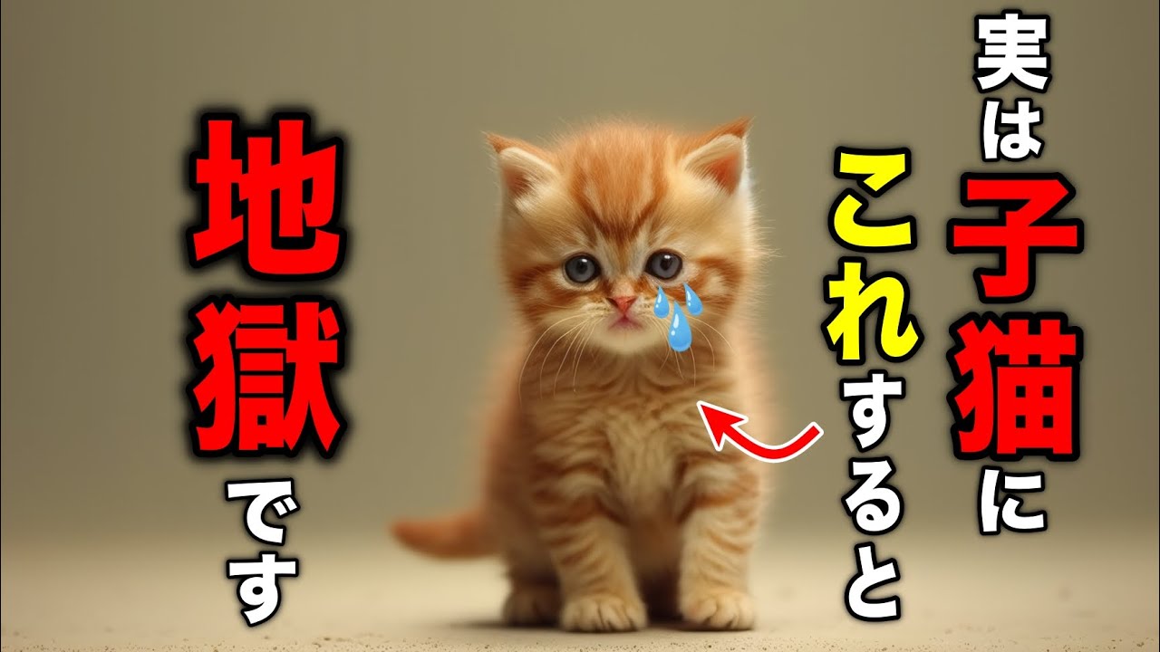 【地獄です】子猫に絶対やってはいけない食事法を獣医師が解説します！