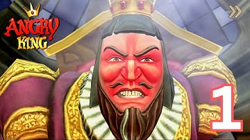 Angry King - Gameplay Walkthrough Part 1 - Pranks 1-6 (iOS, Android)