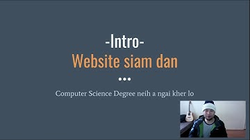 CREATE NEW WEBSITE - Website siam dan Mizo Part-0 (Computer Science Degree neih kher angai lo)
