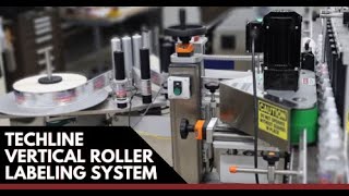 Water Bottle Labeling: TechLine Vertical Roller