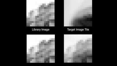 Experimental Photomosaic Software (Rotation, Scale, Position Invariant)
