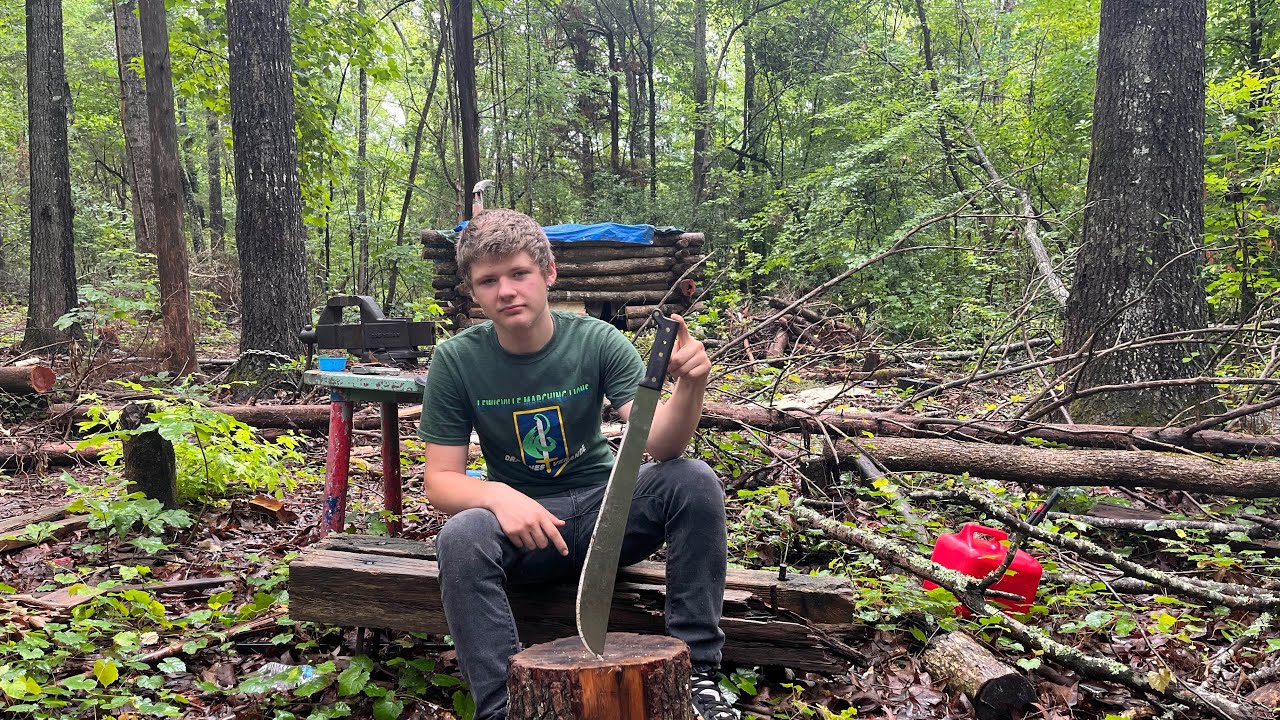 Testing cheapest machete from Walmart YouTube