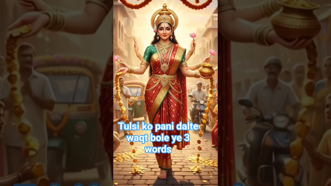 tulsi me pani dalte waqt bole ge 3 words 