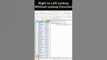 Trick_150👍How to Lookup Right To Left Without Using of Vlookup Funtion |👍#Excel #Expert