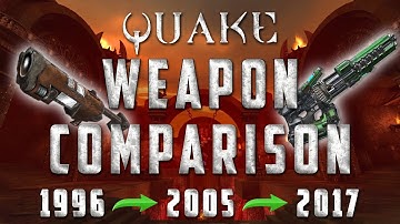 Quake Weapon Evolution (1996-2025)
