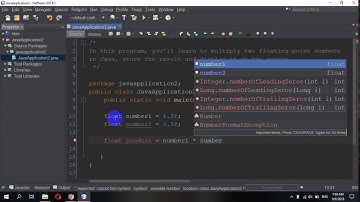 Java Program to Multiply two Floating Point Numbers
