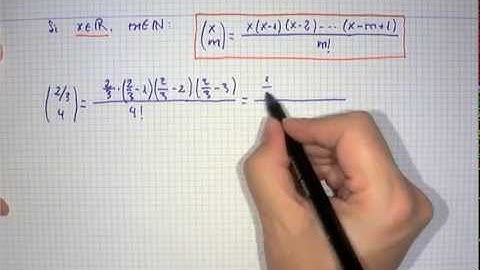 Los números combinatorios